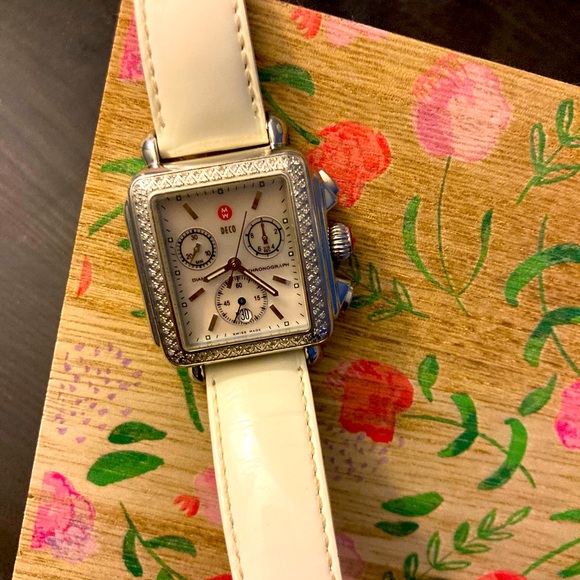 Diamond watch - Michele Deco - Picture 7 of 7